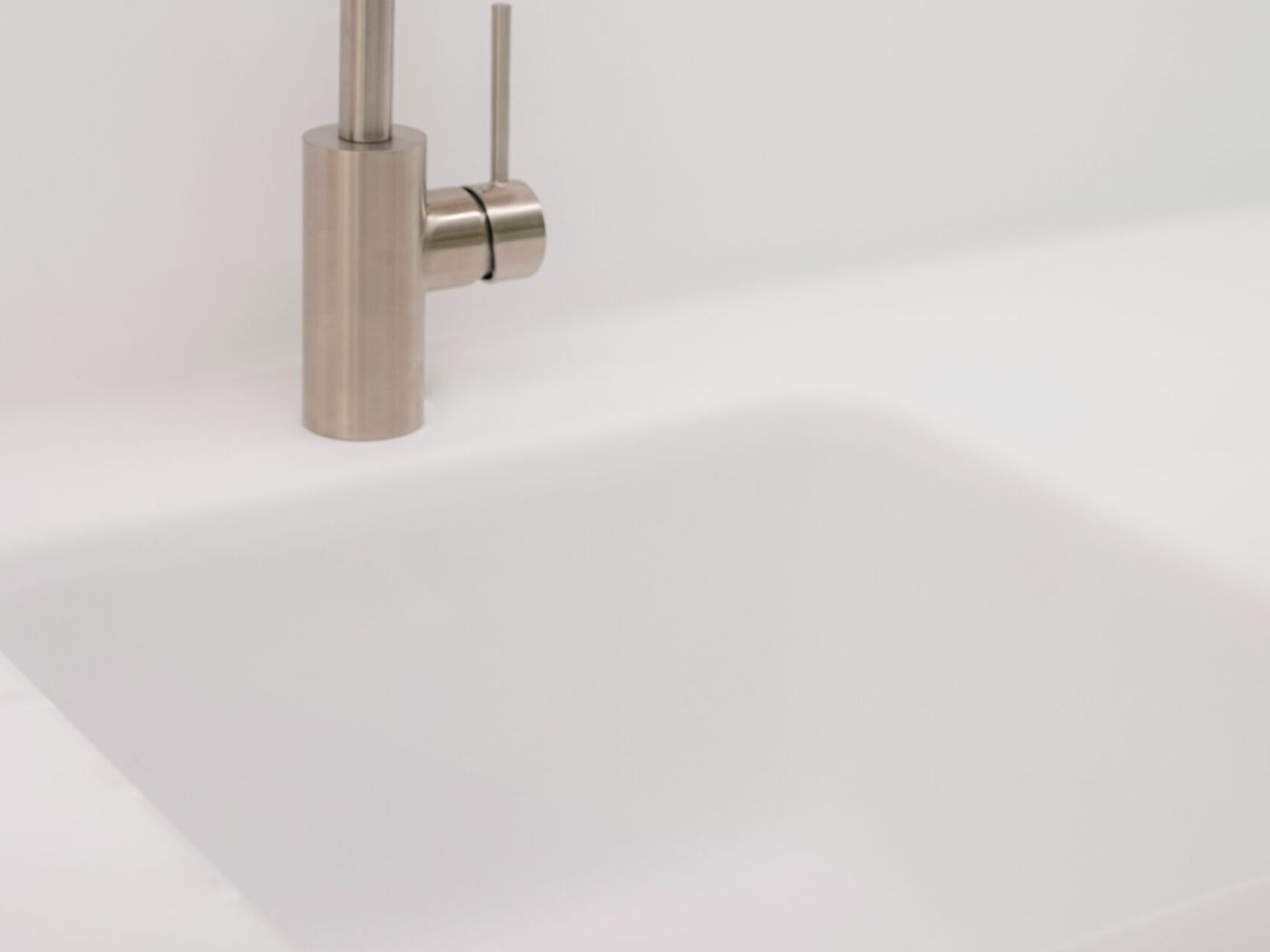 Bathroom sink drain being cleared