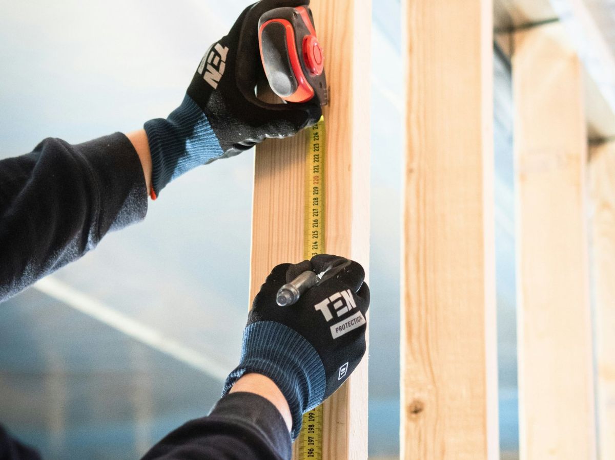 Handyman working on a home repair